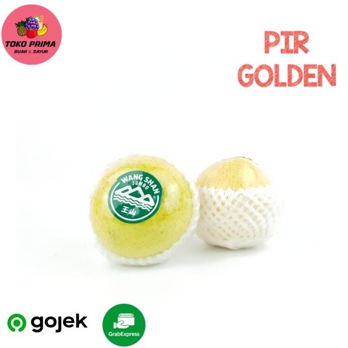 

BUAH PEAR GOLDEN MANIS PER Pcs nUg
