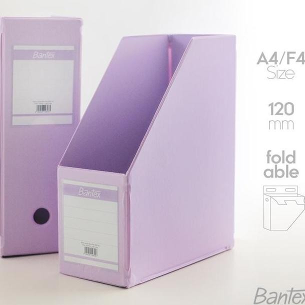 

Bante Bo File Magazine File A4 F4 Folio Etra Jumbo 120 Mm Lht Lilac