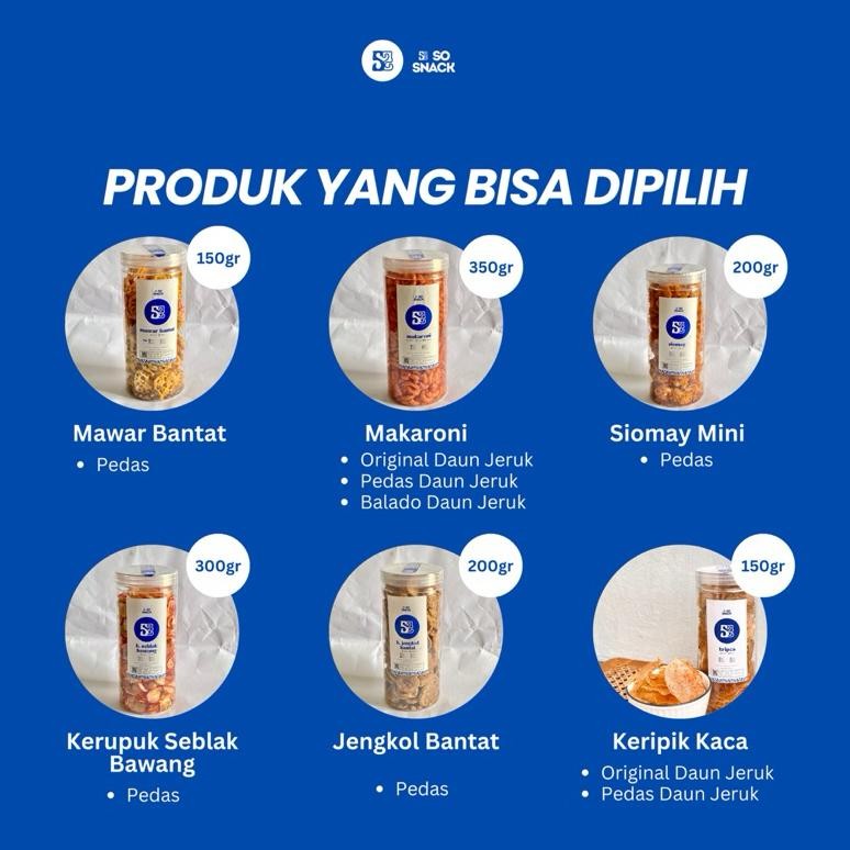 

PAKET BUNDLING 5 TOPLES CEMILAN - Cemilan - Cocok Buat Lebaran - Oleh Oleh - Hadiah - Hampers