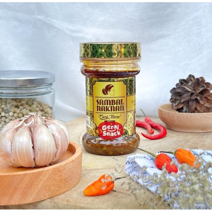 

Naknan Sambal Bawang Level 5 (Extra Pedas) Enak Tenan (140gr) nUg