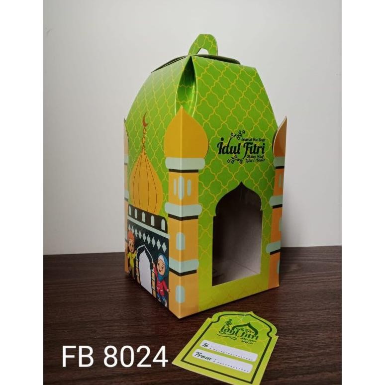 

Kardus box dus parcel lebaran toples 250 gr FB 8024