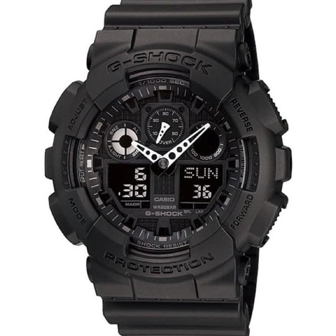 CASIO G-SHOCK GA-100-1A1 / GSHOCK GA100 ORIGINAL & BERGARANSI