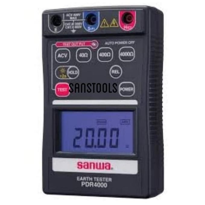Sanwa PDR4000 digital earth tester ground grounding PDR-4000 Original