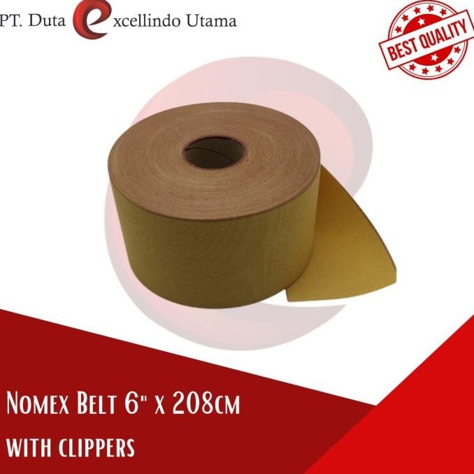Spesial Nomex Belt 6" X 208Cm With Clippers