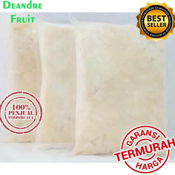 

GROSIR MURAH 1kg Frozen Soursop Buah Beku Sirsak No biji Sirsak Bubur nUg