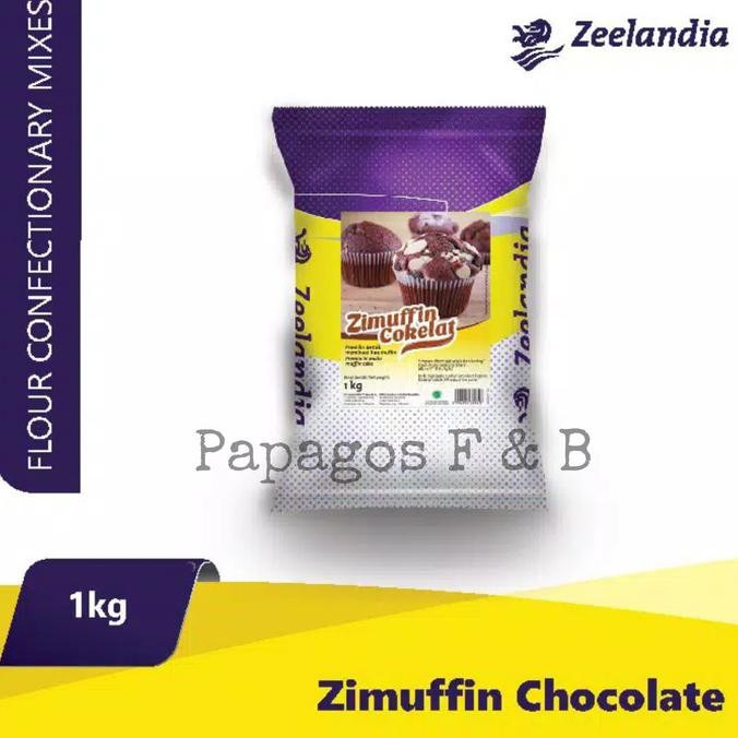

Tepung Premix Zimuffin Cokelat / Muffin Coklat Zeelandia 1 Kg / Kilo
