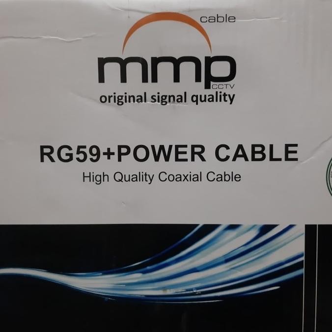 Murah Kabel Cctv Rg59 + Power Coaxial Merek Mmp