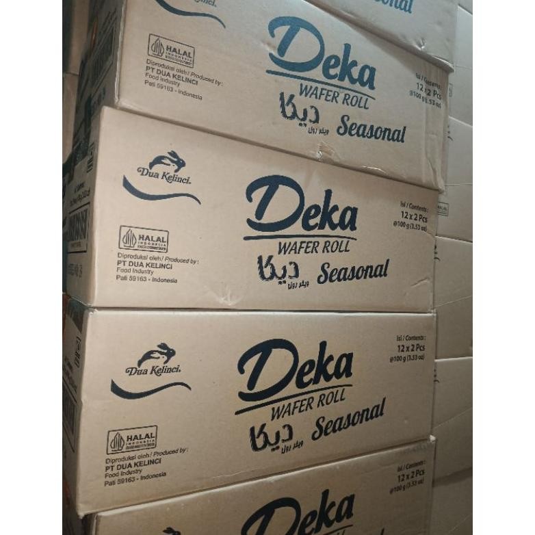

Sekarton Deka Wafer Roll Karton isi 12 box Parcel Hampers paket Lebaran kaleng