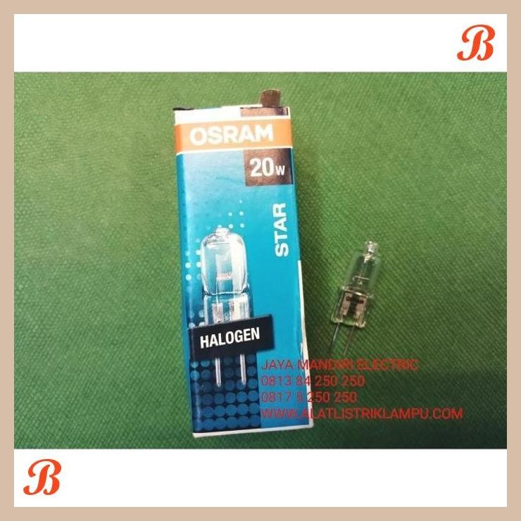 [JME] LAMPU HALOGEN KACANG HALOSTAR 20W 12V OSRAM 12VOLT 64425 G4 20WATT