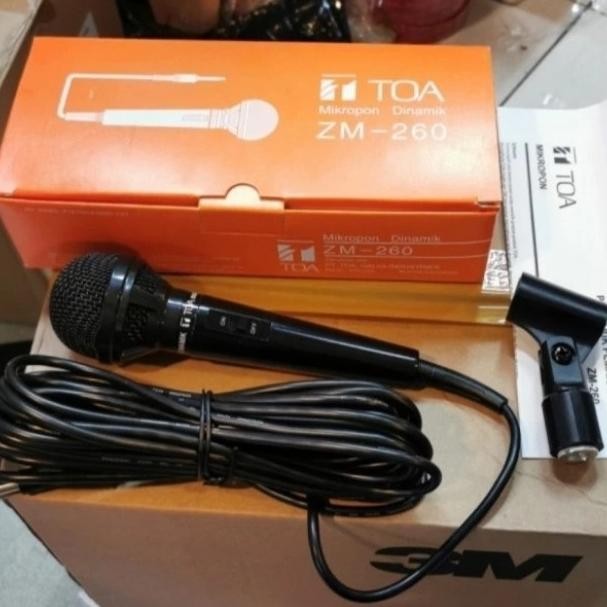 Micropon Toa ZM - 260 Original / MIK TOA ZM 260 / Microphone Toa ZM 260 / Mic Toa ZM260 / ZM 260