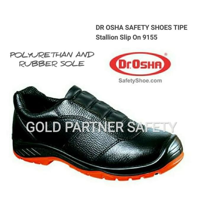 Miliki Sepatu Safety Shoes Dr Osha 9177 Champion Slip On % Safety