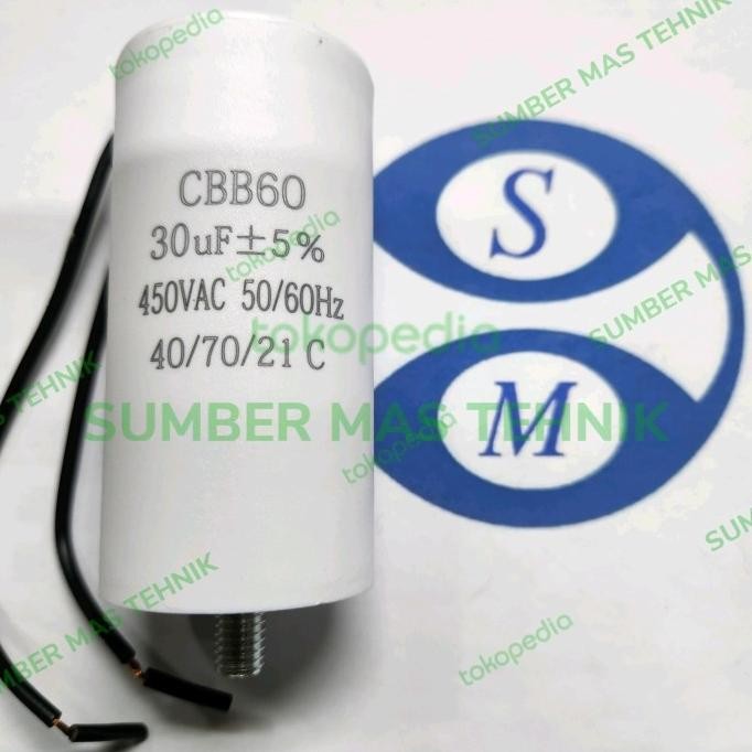 Kapasitor 30 Microfarat Kapasitor Kompresor Portable 30Mf Kondensor New Stok
