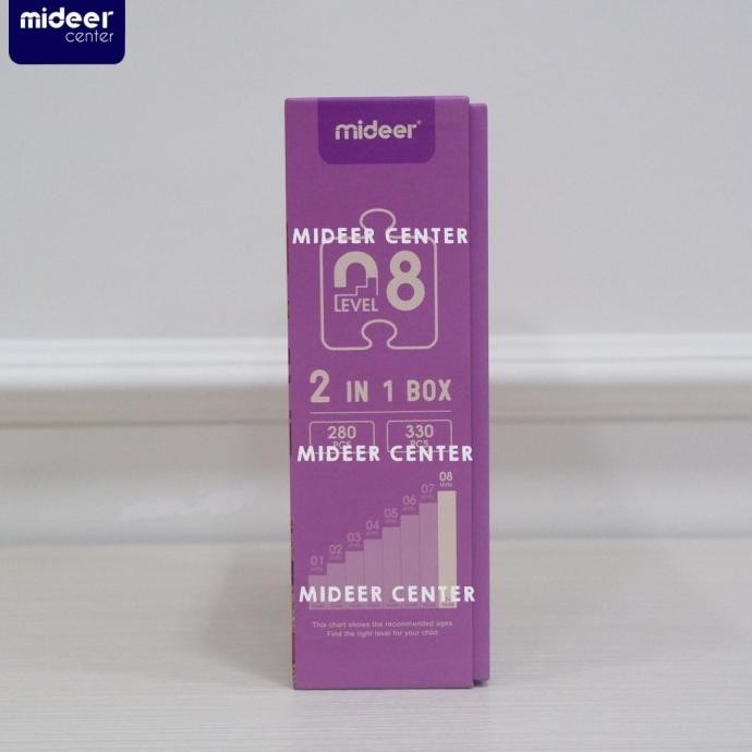 Mideer Artist Level Up Puzzle Level 8 Mulan Mainan Edukasi Anak