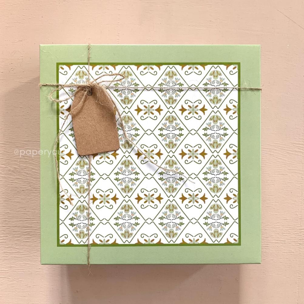 

Box Dus Packaging Kue Toples 20 x 20 x 7cm / 22 x 22 x 8cm - ECO