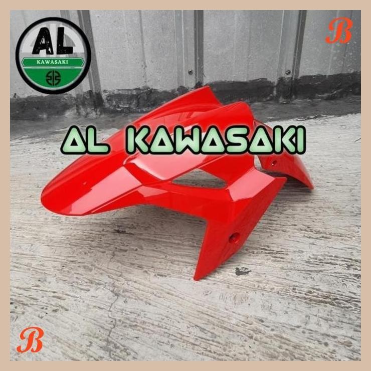 [ALK] SPAKBOR SLEBOR DEPAN NINJA 250FI 250 FI NEW 2018 MERAH ORIGINAL