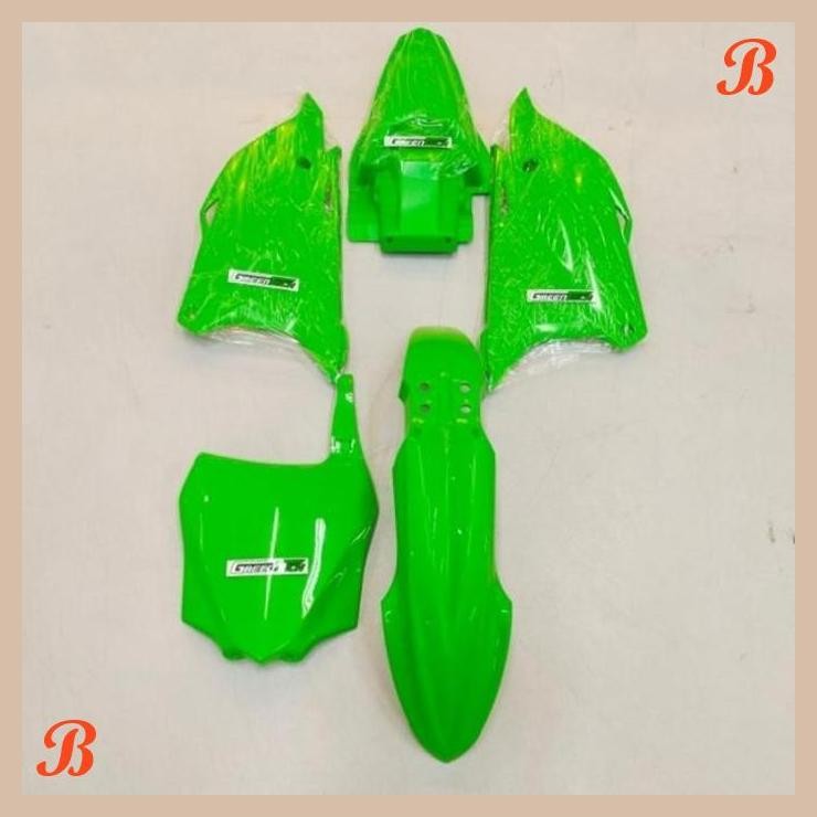 [ALK] COVER BODY BODI SET SPAKBOR DEPAN PAPAN NOMER KX85 KX 85 NEW ORIGINAL