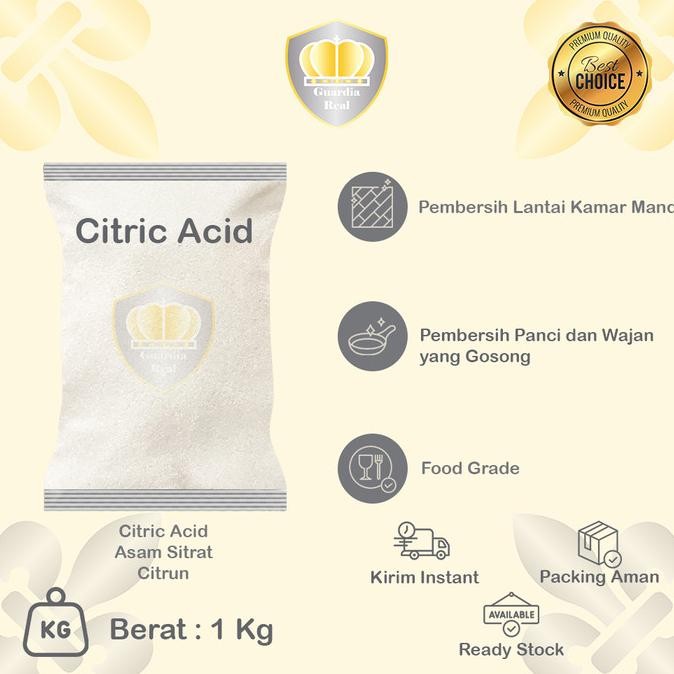 

Citric Acid 1kg/ Asam Sitrat 1kg/ Citrun 1kg/ Sitrun 1kg nUg