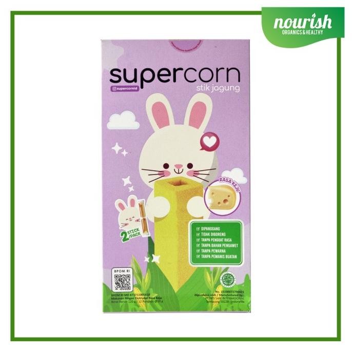 

Supercorn Stik Jagung Non MSG Rasa Keju 120g ( 1box ) nUg