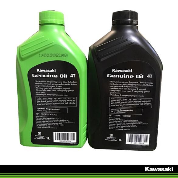 ready Kawasaki Genuine Oil 4T (Semi Synthetic/Full Synthetic), Oli Kawasaki murah