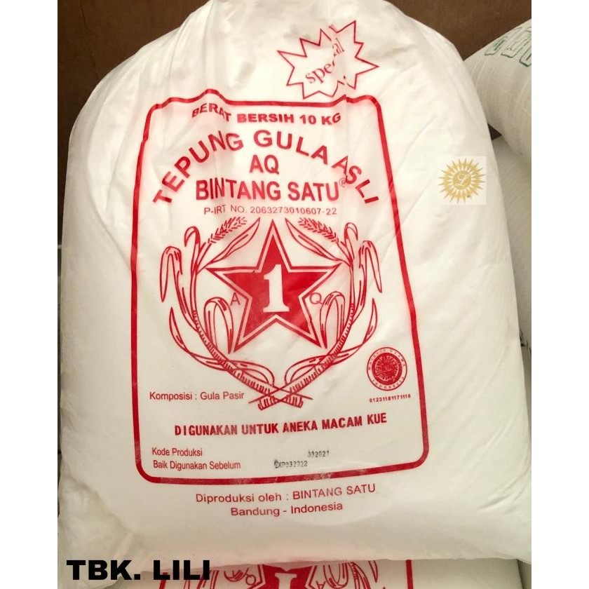 

Gula Halus Bintang Satu | Tepung Gula Asli nUg