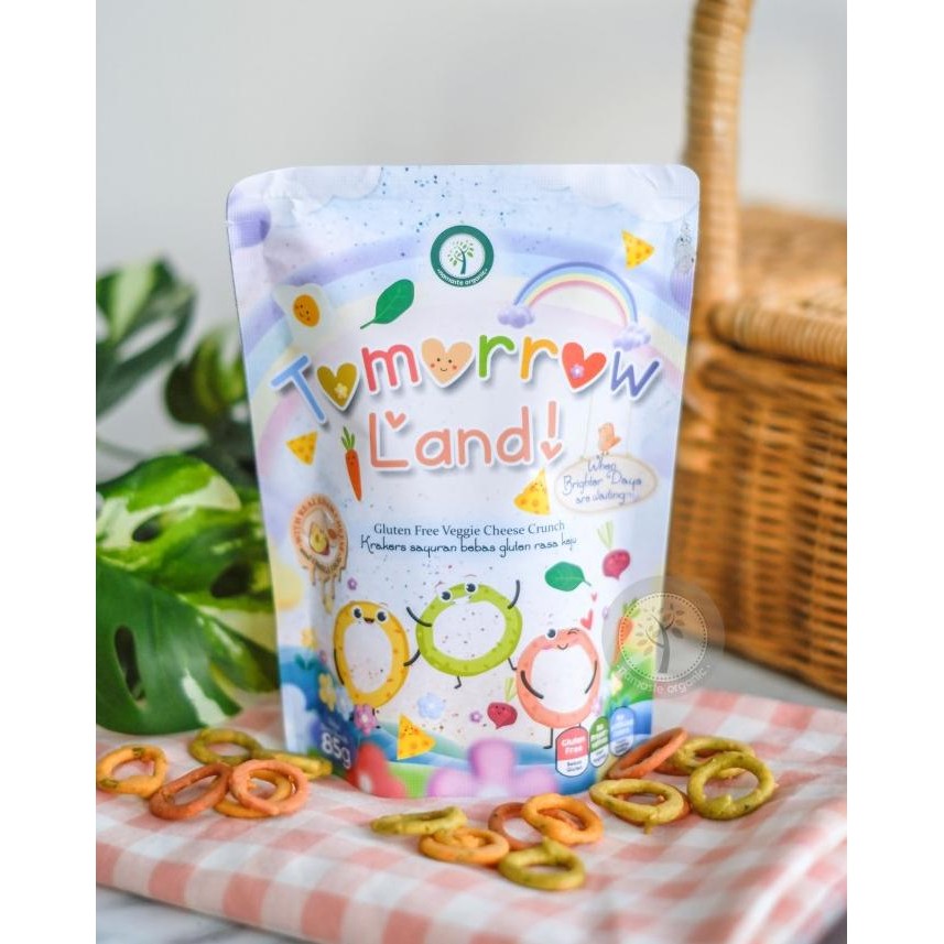 

TOMORROW LAND - GLUTEN FREE VEGGIE CHEESE CRUNCH 85GR nUg
