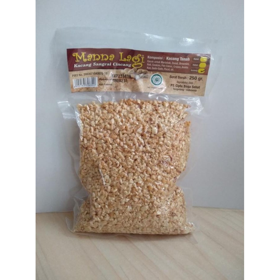 

Mannalagi Kacang Sangrai Cincang Sedang 250 Gram nUg