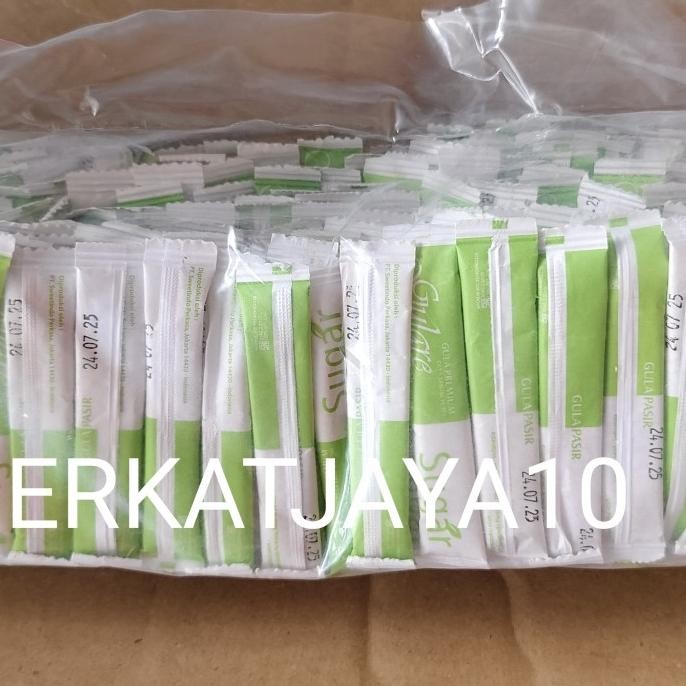 

Gula Pasir Putih Stick Sachet White Sugar repack isi 50 pcs nUg