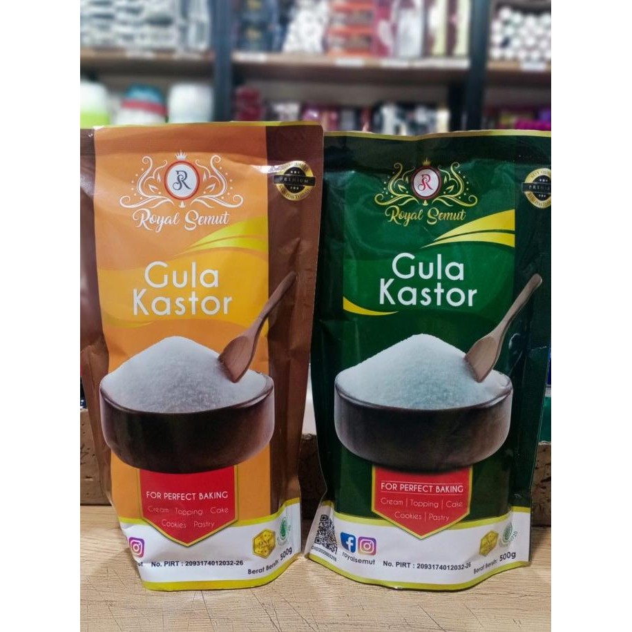 

CASTER SUGAR / GULA KASTOR ROYAL SEMUT 500GR nUg