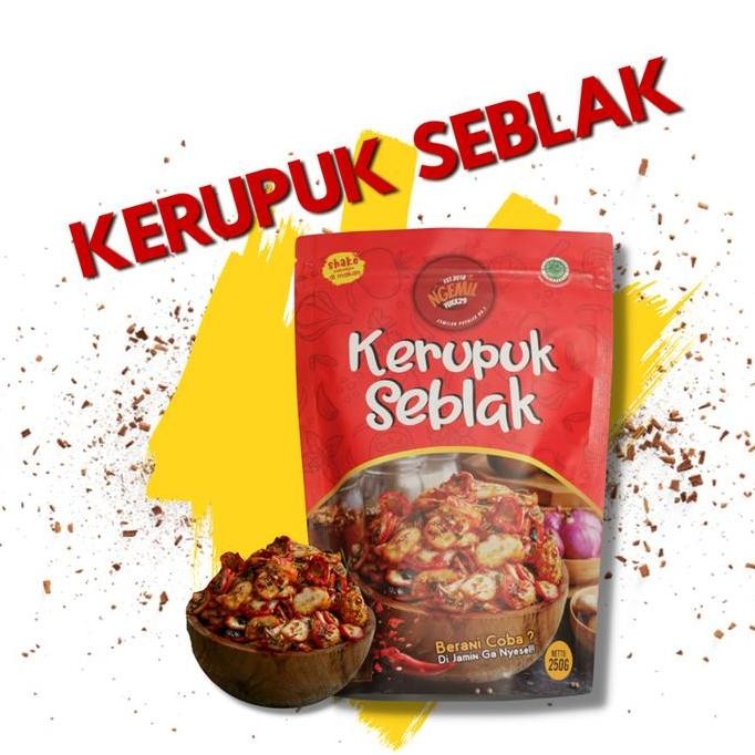 

250 GRAM - KERUPUK SEBLAK PEDAS nUg
