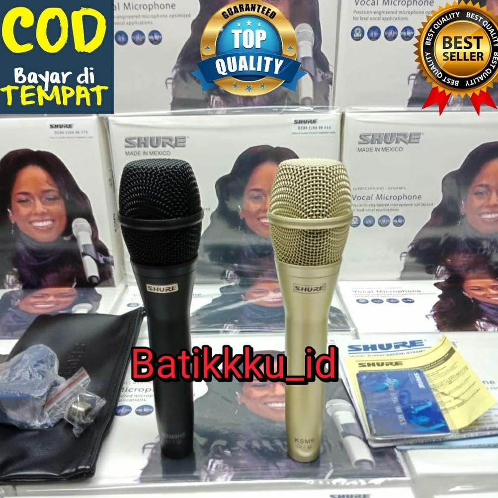 Mic Kabel SHURE KSM 9 KSM9 SEMI ORIGINAL FREE HOLDER MIC