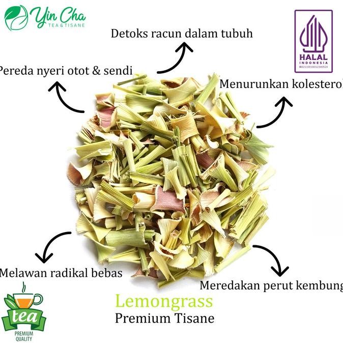 

TOP GRADE Dried Lemongrass/Irisan Serai Kering 100 Gram nUg