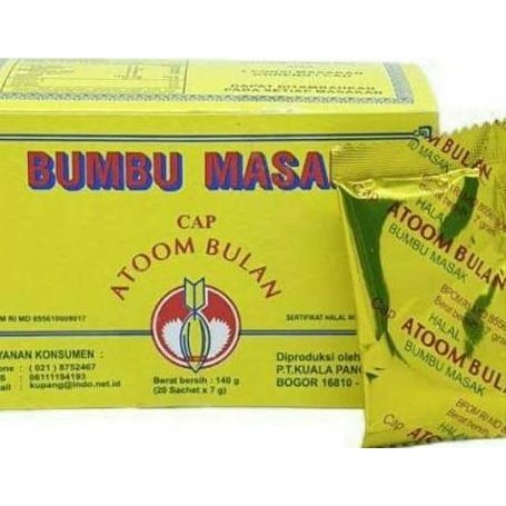 

Bumbu masak Instan cap atom bulan Seblak Baso aci Mie Ayam Bawang nUg