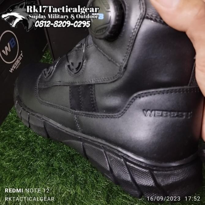 Sepatu PDH Original Webest midtrack Boa System - TNI POLRI Paspamres