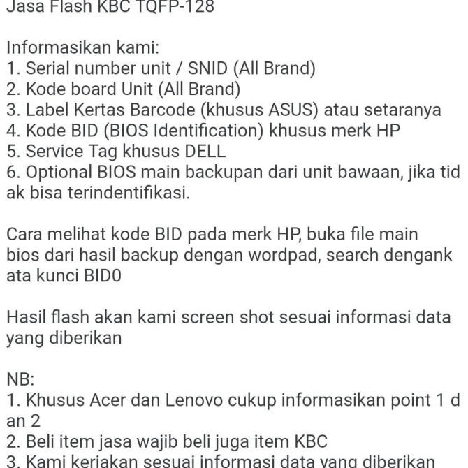 Ite It8886He + Flash Request New Stok