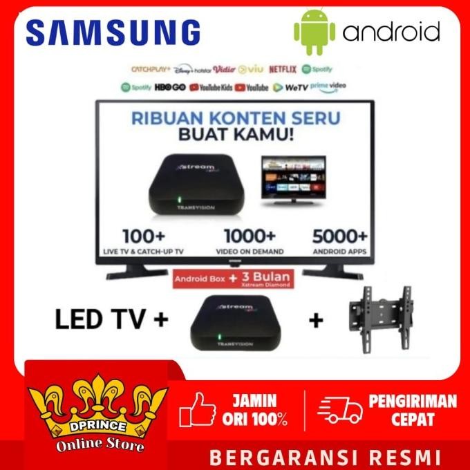 SAMSUNG LED TV 32" Digital Smart Android XStream Seru Ram 2GB 32T4001