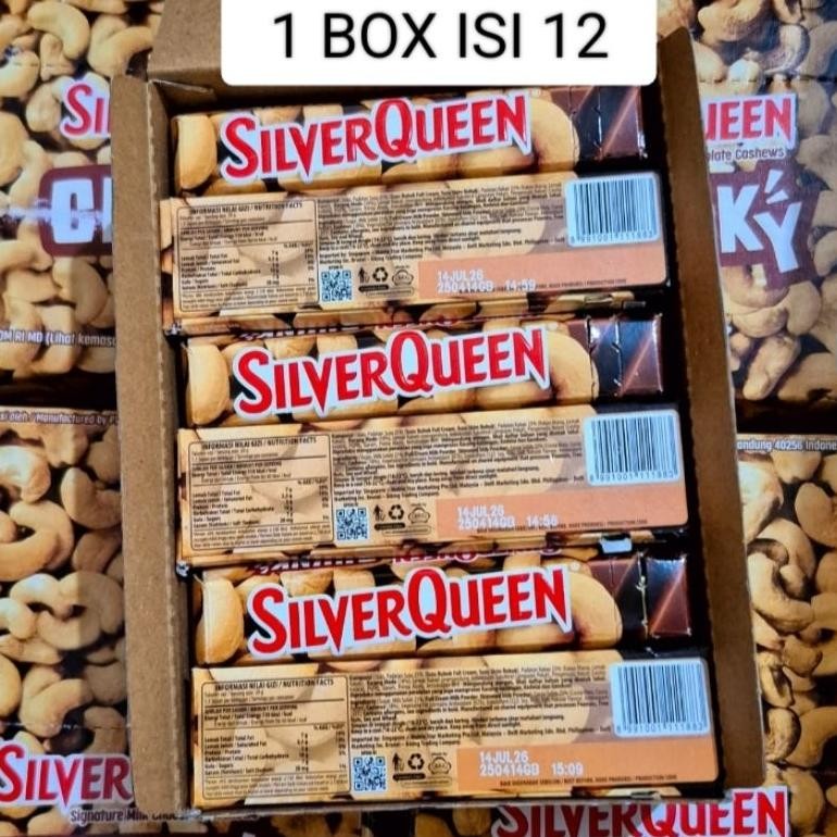 

RHH-1823 CXV-38 Silverqueen Chunky bar Almond/cashew kecil Original Sale