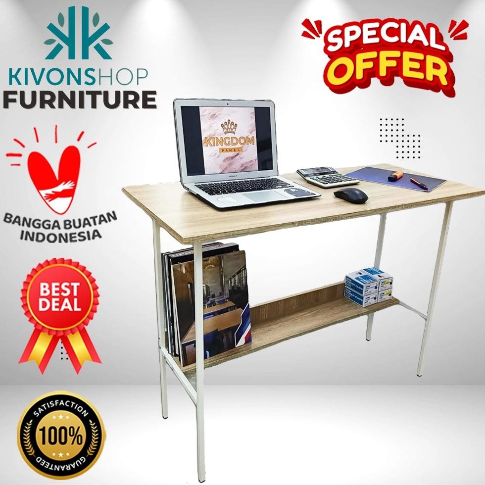 

MEJA KANTOR MINIMALIS ESTETIK LUXE BELAJAR KIOS