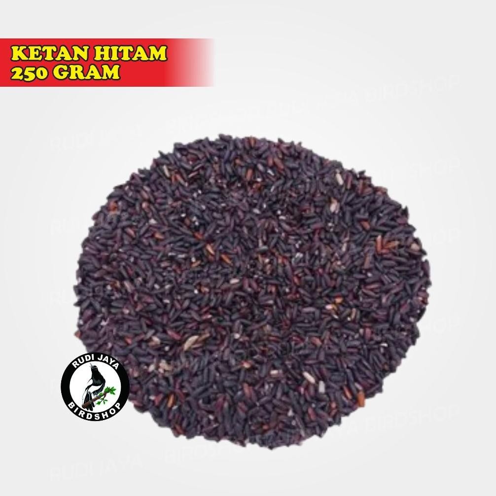 YBW-2429 m-4 KETAN HITAM 500 GRAM BIJI CAMPURAN PAKAN MAKANAN BURUNG DERKUKU PERKUTUT ANGGUNGAN PUTE