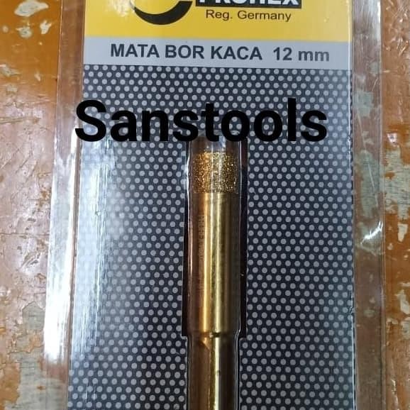 Holesaw mata bor Kaca 12mm diamond hole saw core drill 12 mm Prohex