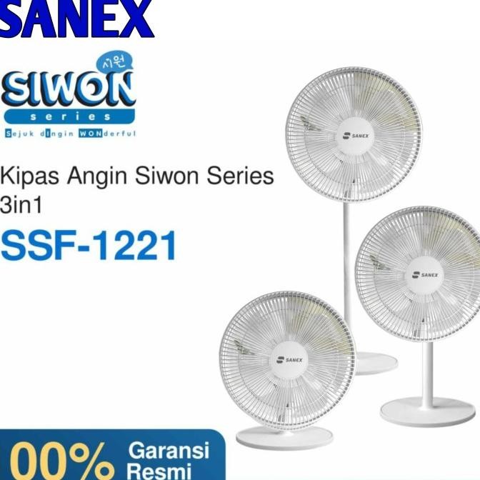 Sale Sanex Ssf-1221 Kipas Angin Sanex Berdiri 2In1/3In1.Kipas Angin 12Inch