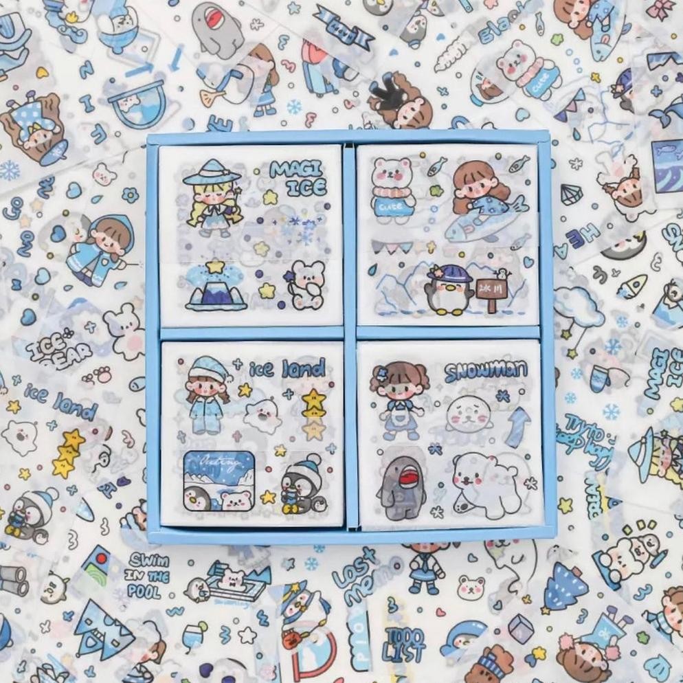 

Ur37 ed-7 Stiker Aesthetic DIY Buku Diary / Stiker Tumblr / Sticker Deco / Stiker Hp Laptop 1 box isi 100 lembar Premium Termurah