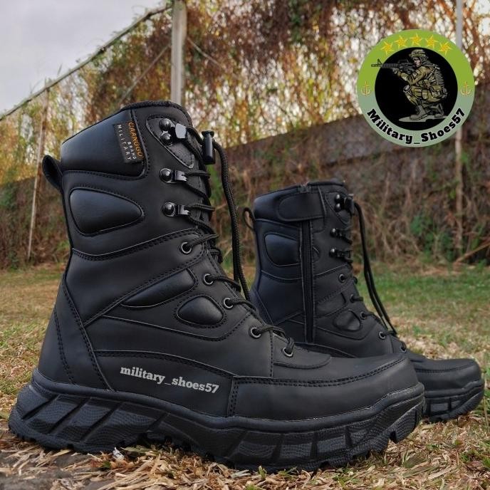 sepatu pdl tni polri tactical safety boots caanggo militery