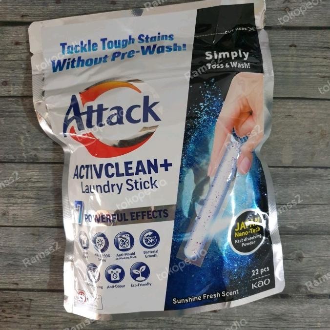 Grosir Attack Pods Capsule Laundry Stick Japan Singapore Tide Persil  Breeze