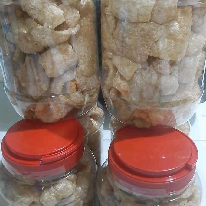 

Murah Krupuk Babi Samcan Non Halal Rambak Toples Food Kerupuk Snack
