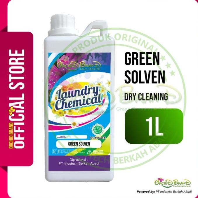 Promo Terlaris Green Solvent - Cairan Dry Cleaning 1 Liter - Dry Cleaning Laundry