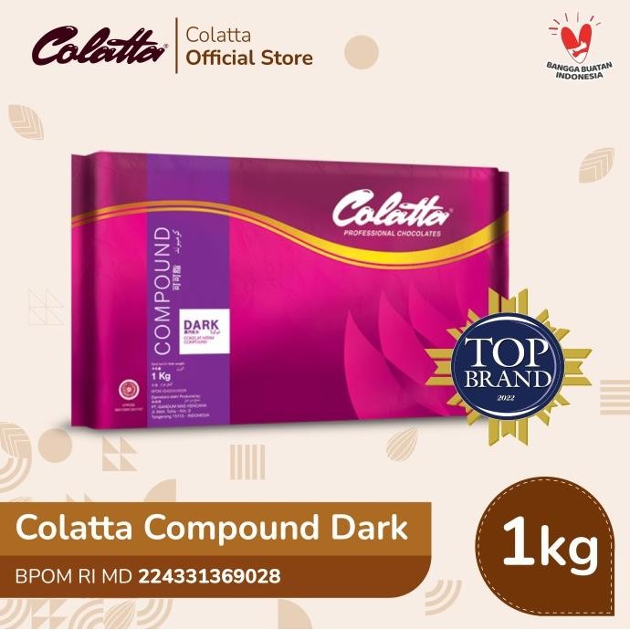 

Colatta Compound Chocolate Dark - Coklat Batang 1Kg liquid