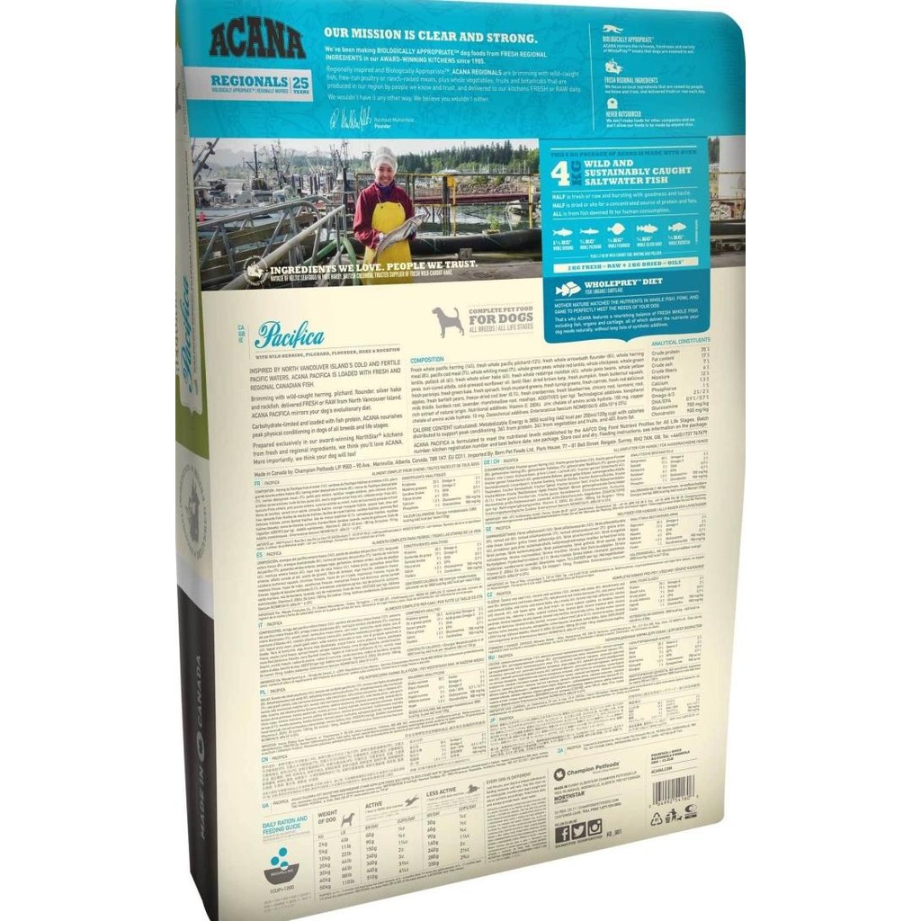 Baru Acana Pacifica 11.4kg Dog Food