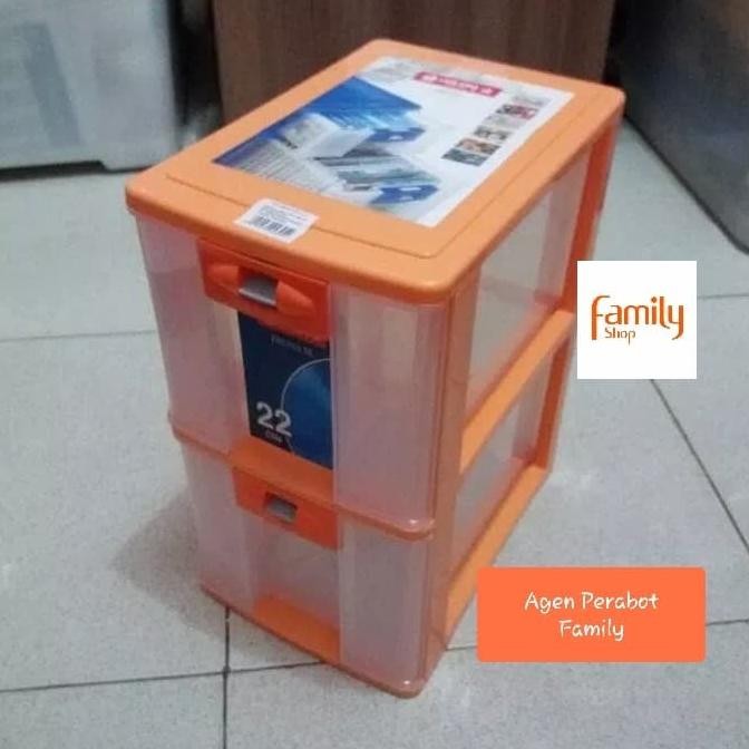 Container DVD CD / Box Laci Rak Susun 2 Lion Star