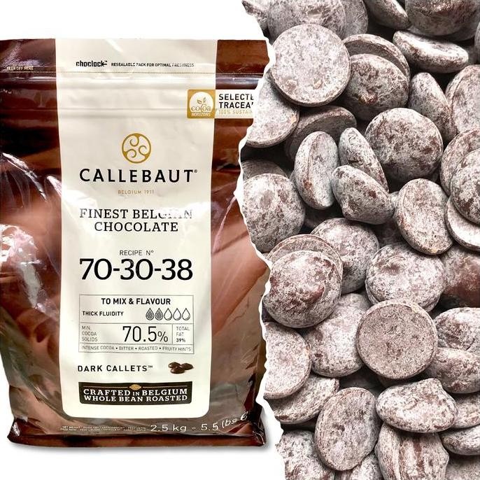 

Callebaut Dark Noir Chocolate Belgian Couverture 70,5% 100 gr liquid