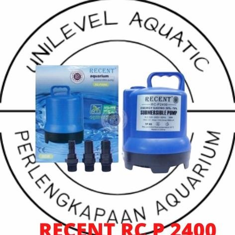 TERSEDIA POMPA AIR CELUP AQUARIUM KOLAM IKAN RECENT RC P2400 P 2400